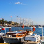 Bodrum - showing the many boats and yachts available for boat trips