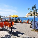 Getting around yalikavak - eating out with a sea view of the Aegean Sea