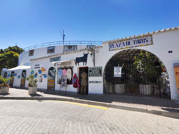 Mijas Village has one of the only oval shaped bullrings in Spain