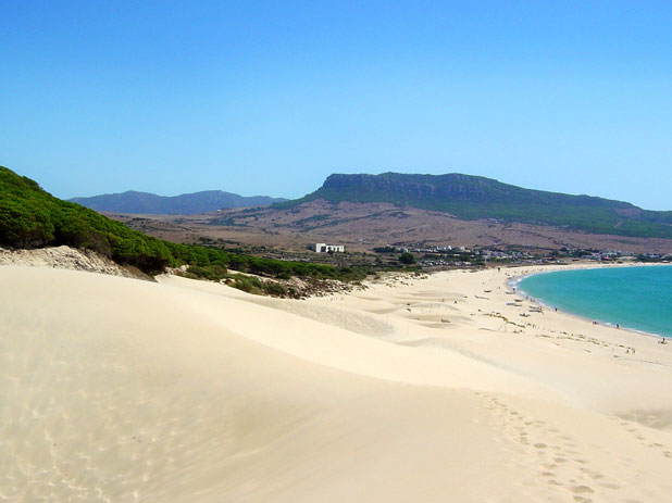 Playa de Bolonia Beach in Tarifa - photo courtesy of www.cadizturismo.com
