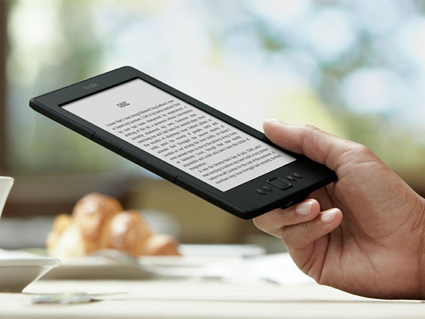 Kindle e-reader from Amazon can hold an impressive 1,400 books