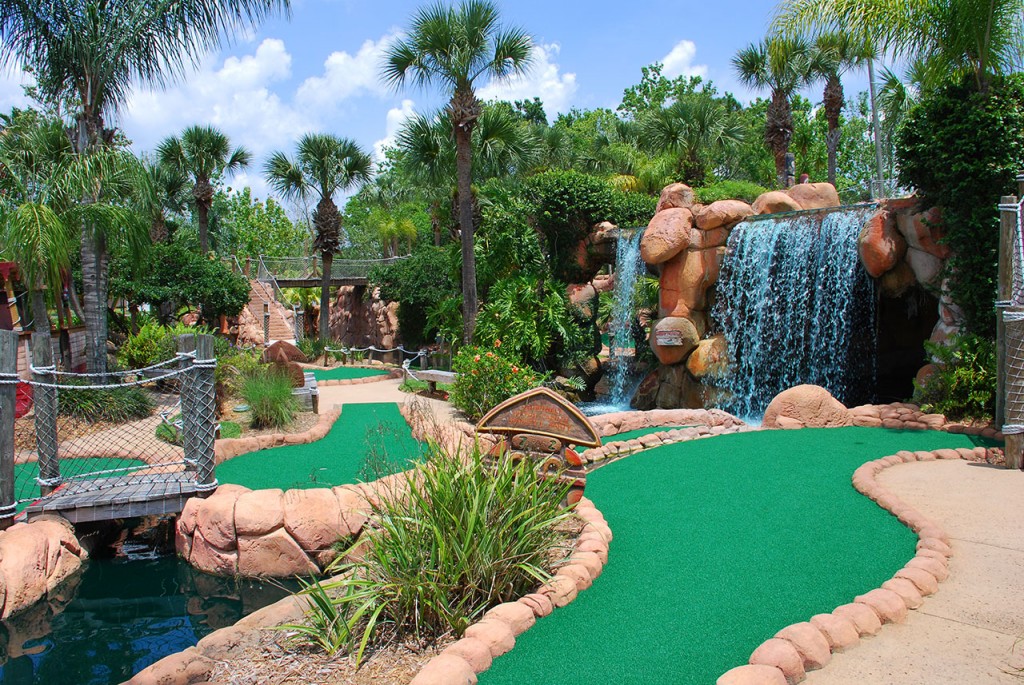 Congo River Crazy Golf in Kissimmee, great fun for adults and kids