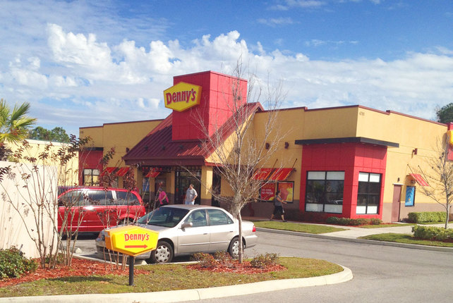 Denny's American diner is open 24 hours a day on the 192 highway in Kissimmee