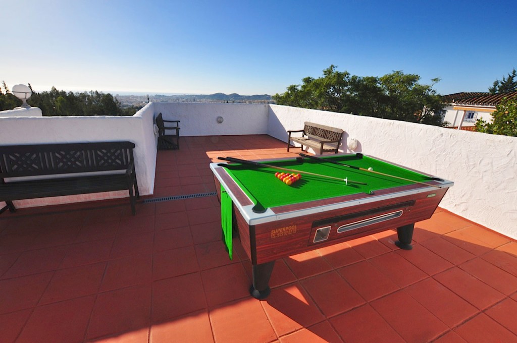 Villa SP001 with large rooftop terrace, pool table and stunning panoramic views