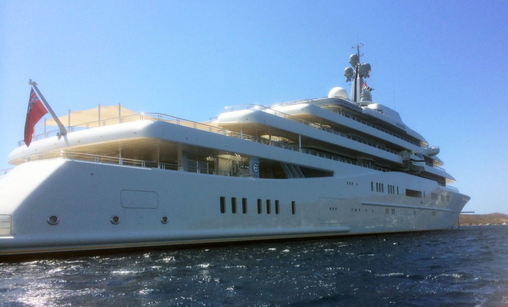 The Eclipse is the world's second largest privately owned super yacht