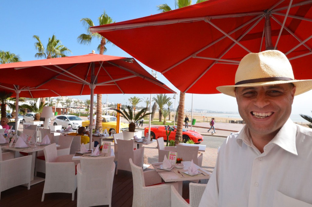 A warm welcome at Havana Restaurant and stunning views of the beach and sea