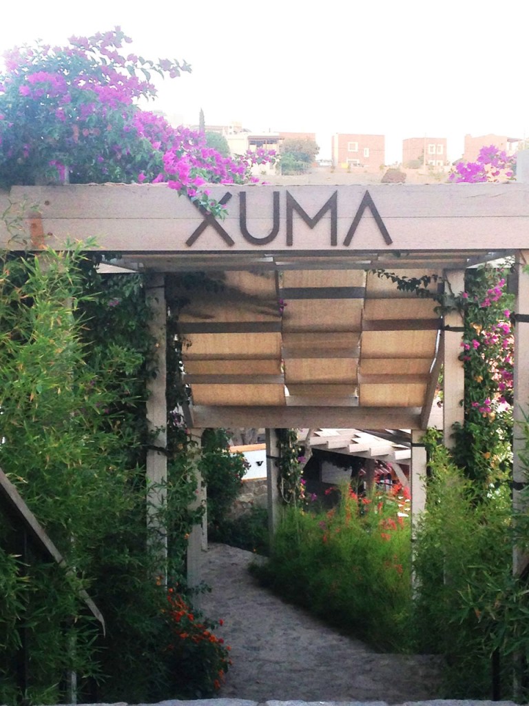 Entrance to Xuma Beach Club in Yalikavak