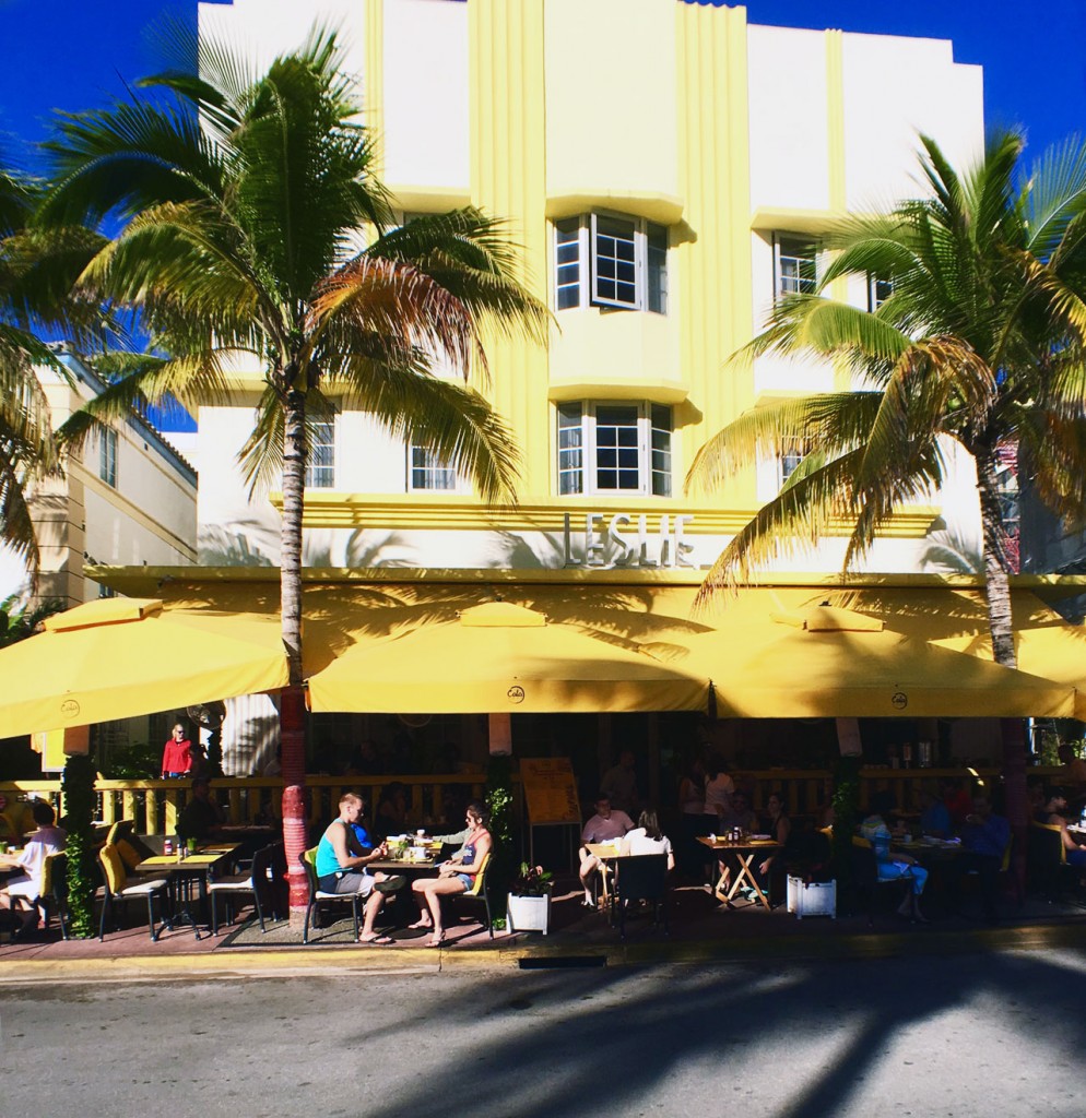 Art deco buildings on Ocean Drive