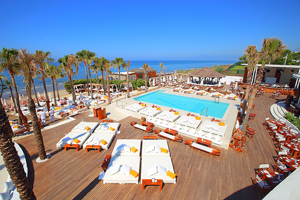 Nikki Beach Club in Marbella, Spain