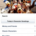 Disney Characters iPhone Screenshot