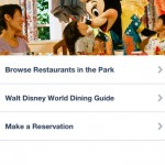 Disney Dining Guide iPhone Screenshot