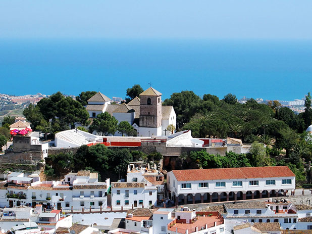 Mijas - the Church 'The Immaculate Conception' and the Bullring