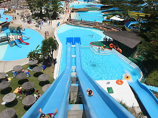 Mijas Waterpark Kamikaze adventure slide