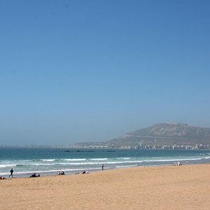 The beautiful Agadir Beach