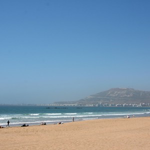 The beautiful Agadir Beach