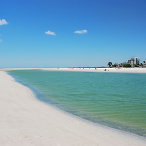 Siesta Beach with its clear turquoise sea